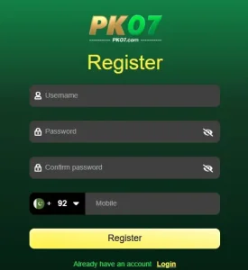 PK07 Game in Pakistan – Play & Win Real PKR Daily 2