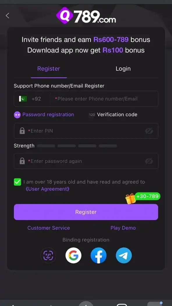 Q789 login