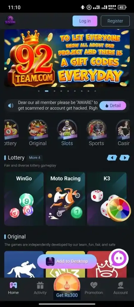 92 strike apk download