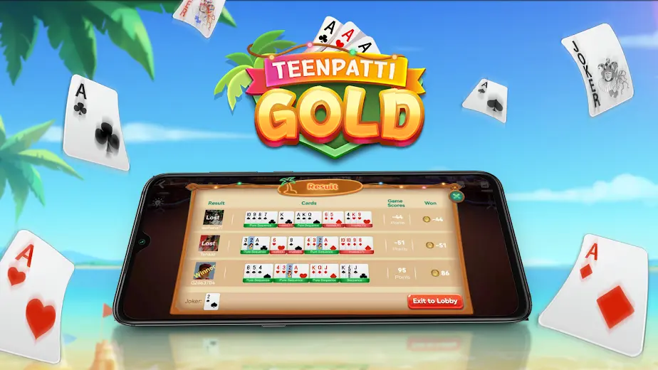 3patti gold game card
