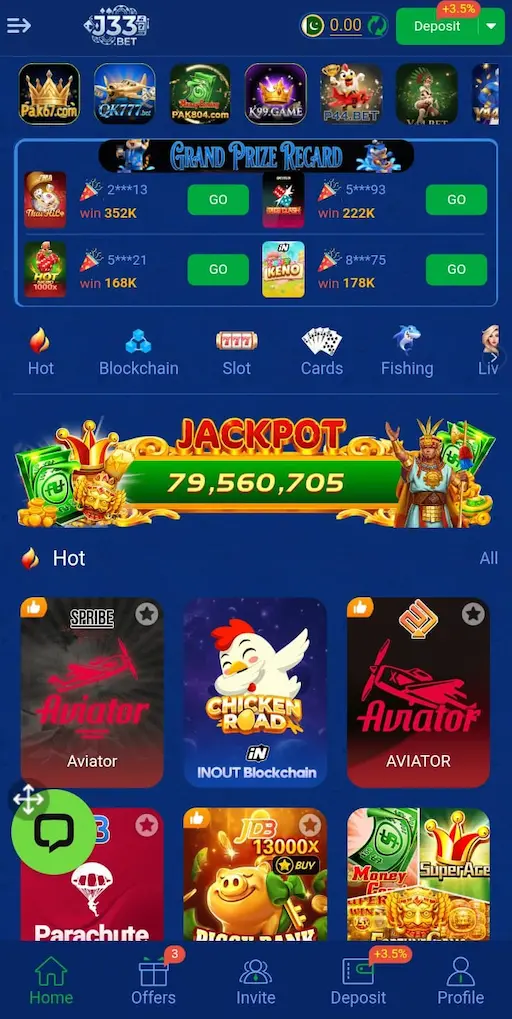 J33Bet Game