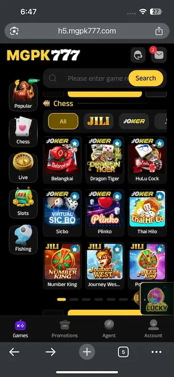 MGPK777 Game