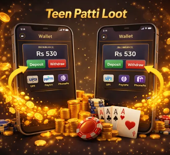deposit and withdraw tenn patti loot