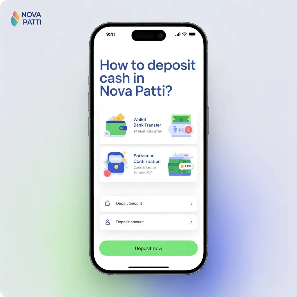 nova patti money deposit