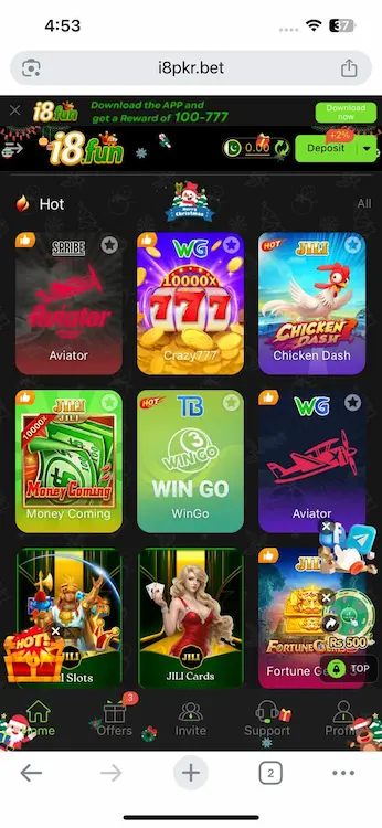 i8 pkr game