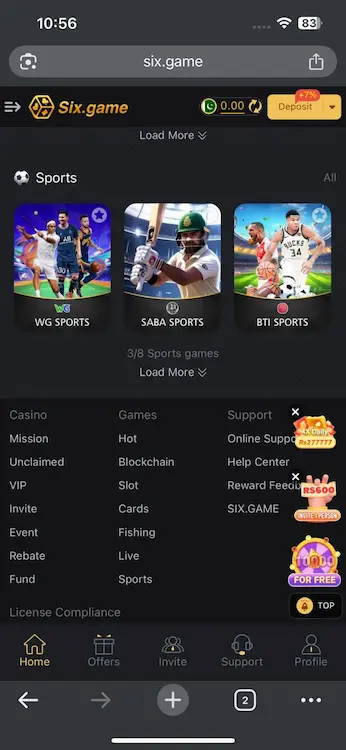 six game