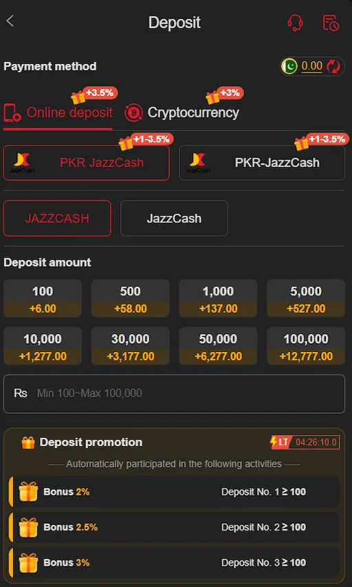 Deposit