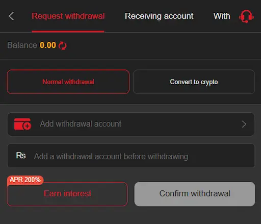 A555 Game Withdrawal