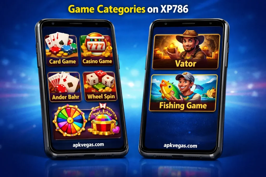 Game Categories on XP786