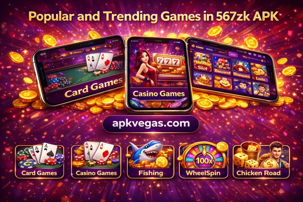 Popular Games in 567zk APK