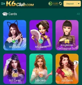 K6 Club Cards
