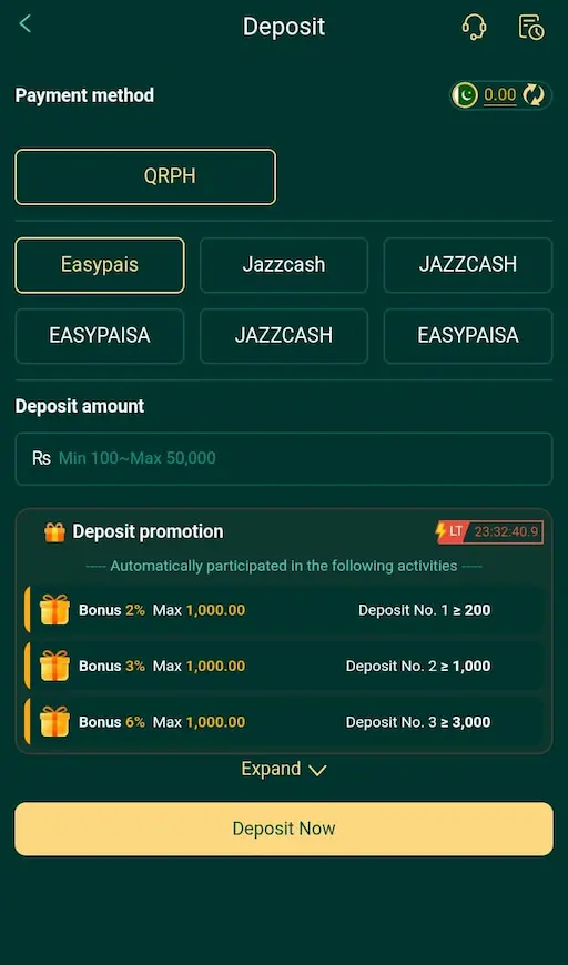 K6 Club Deposits