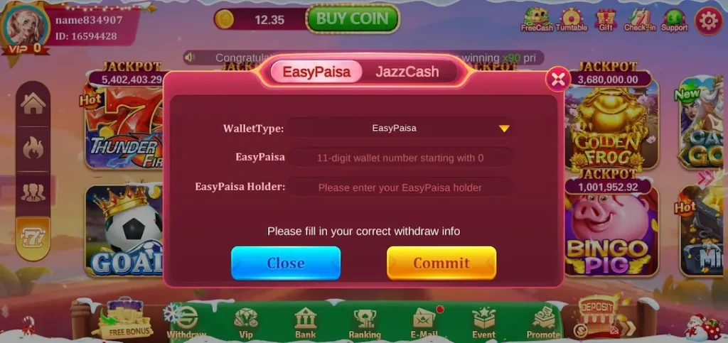 Luck33 Game Withdrawal