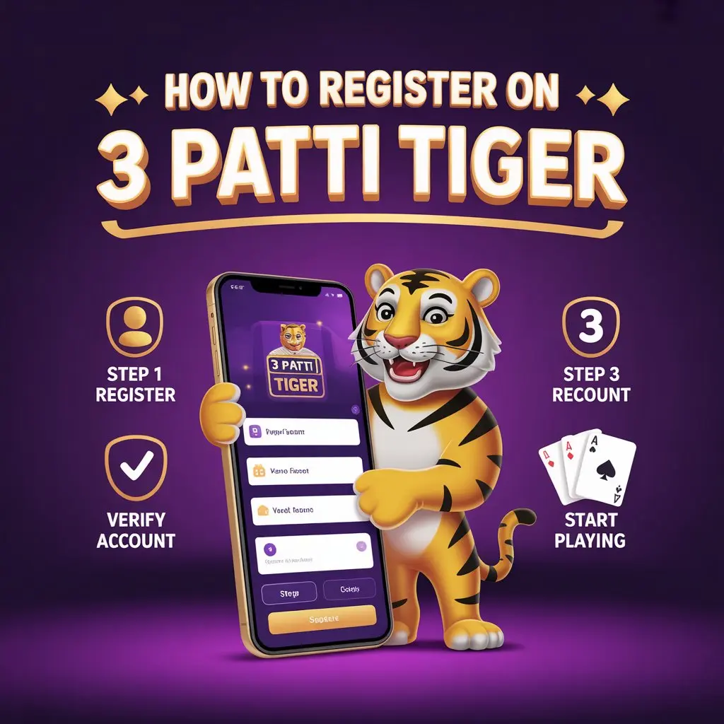 how to register 3 patti tiger