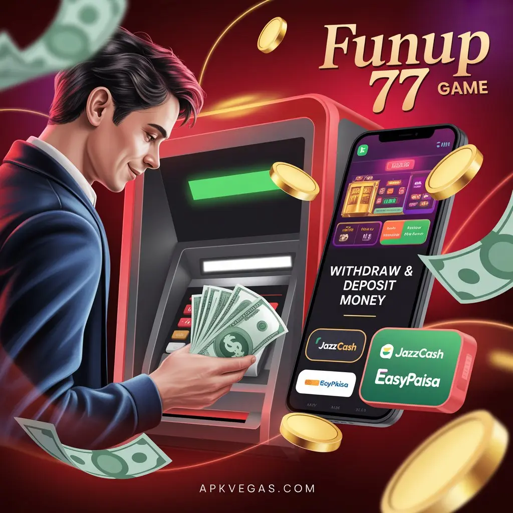 withdraw or deposit money funup 777 game