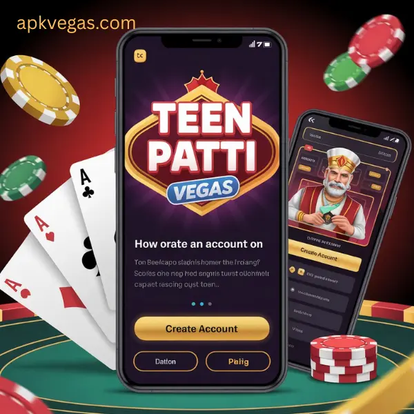 create account teen patti vegas