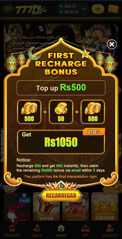 777PK Bet Rewards & Bonus