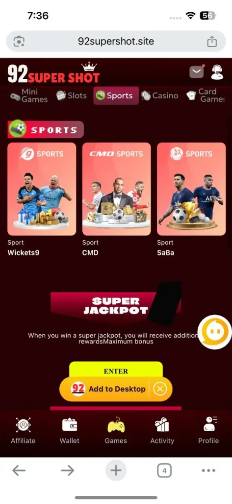 92 supershot game