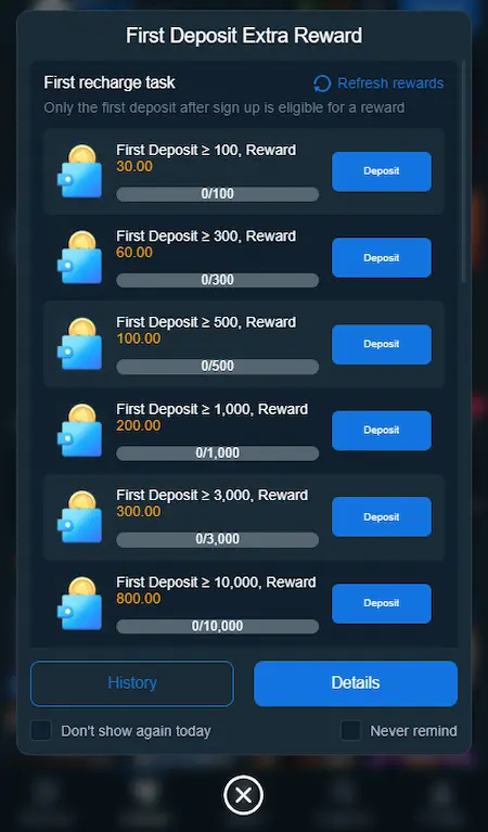 A117 Game Rewards & Bonus