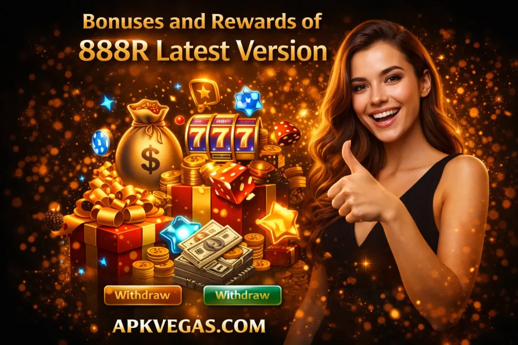 bonuses and reward of 888r game