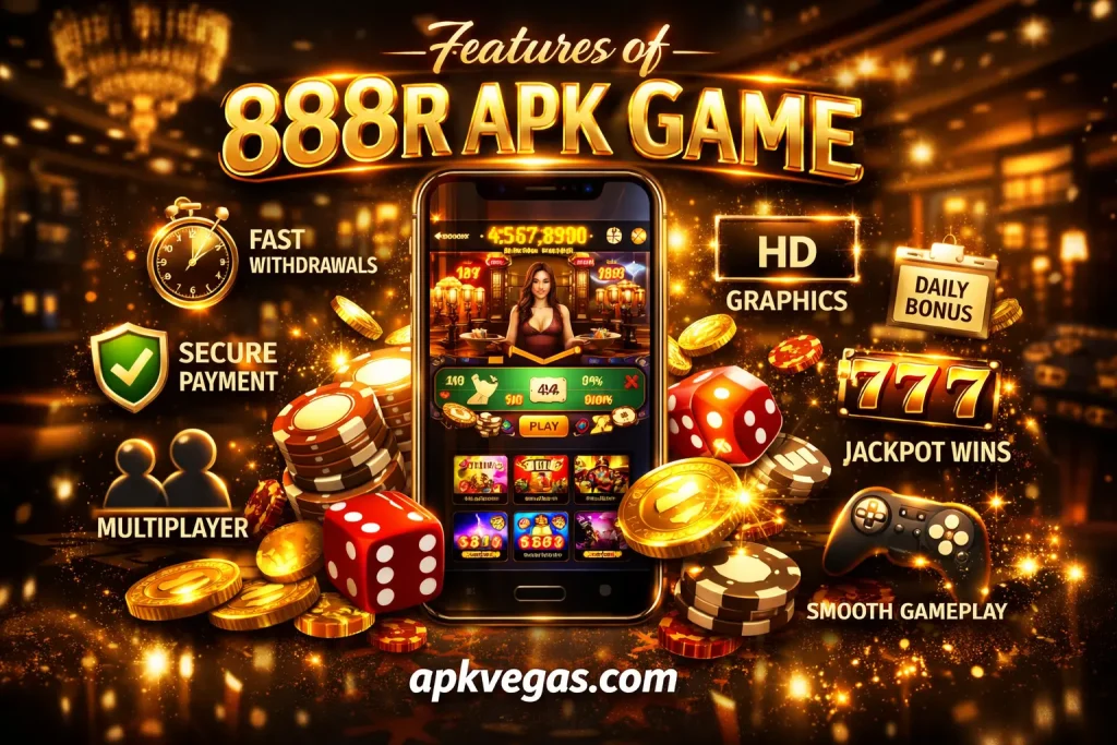 features of 888r game