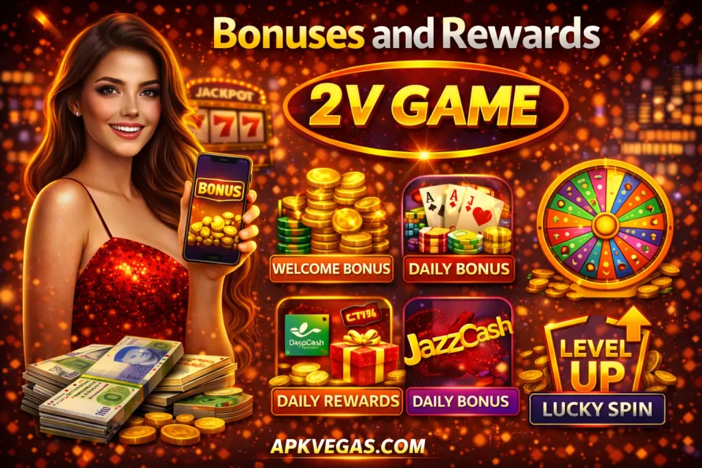 bonuses and reward 2v game