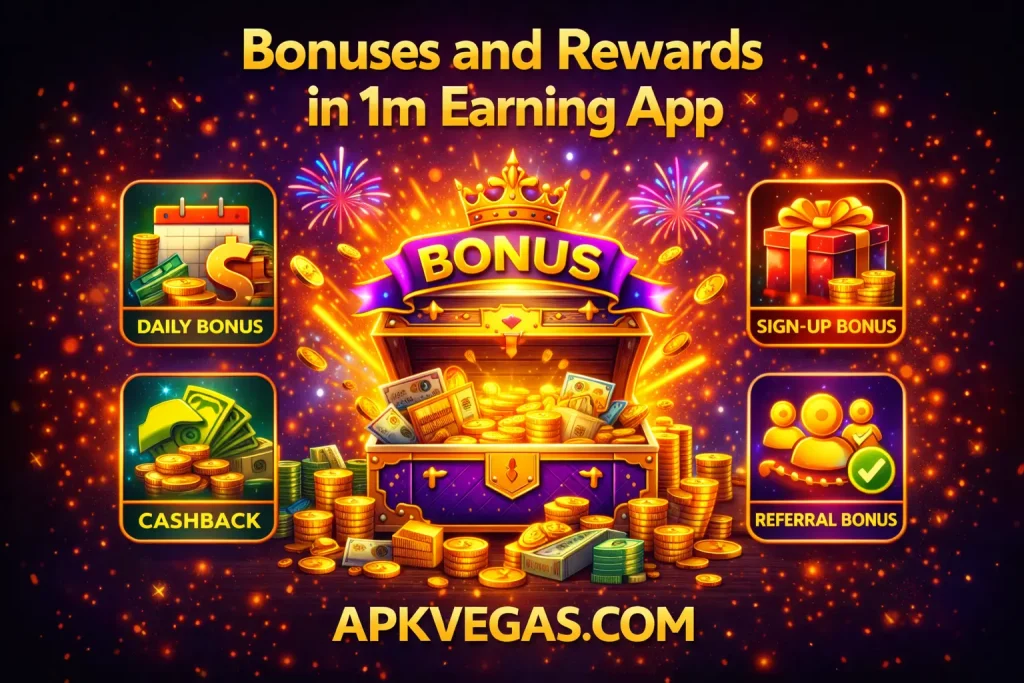 bonuses and rewards 1m game