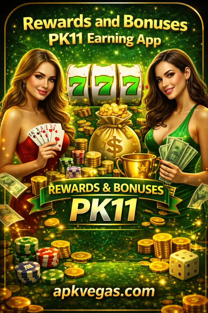 bonuses and rewards of pk11 earning app