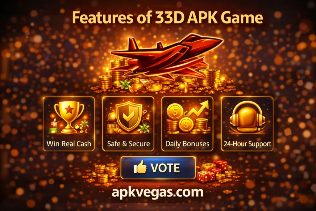 features of 33d game