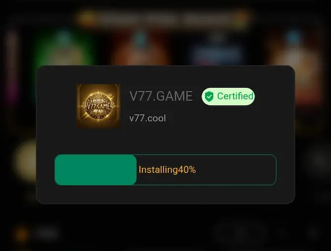 V77 Game Installation