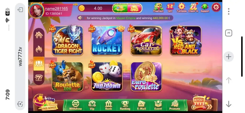 WA777 download