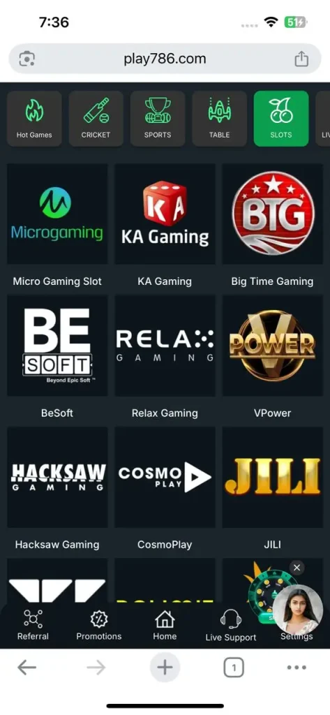 play 786 game